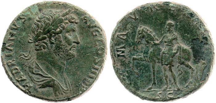 реверс RIC II, Part 3 (second edition) Hadrian 1676