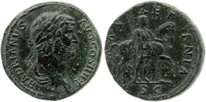 реверс RIC II, Part 3 (second edition) Hadrian 1674