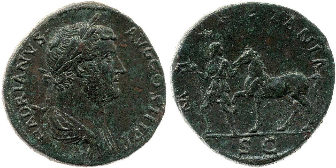 аверс RIC II, Part 3 (second edition) Hadrian 1684