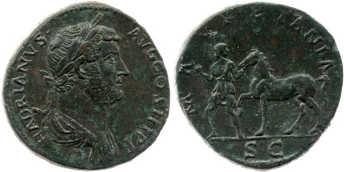 реверс RIC II, Part 3 (second edition) Hadrian 1684