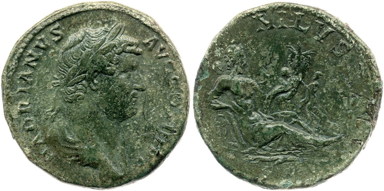 obverse RIC II, Part 3 (second edition) Hadrian 1704