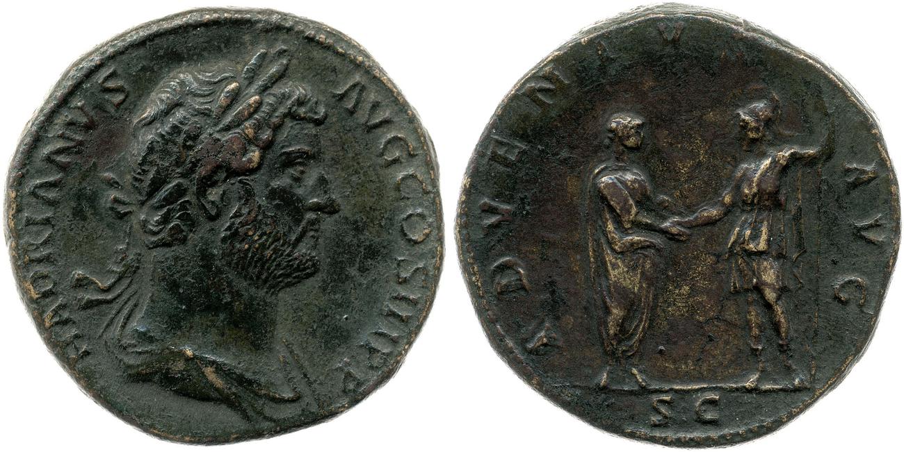 аверс RIC II, Part 3 (second edition) Hadrian 2076
