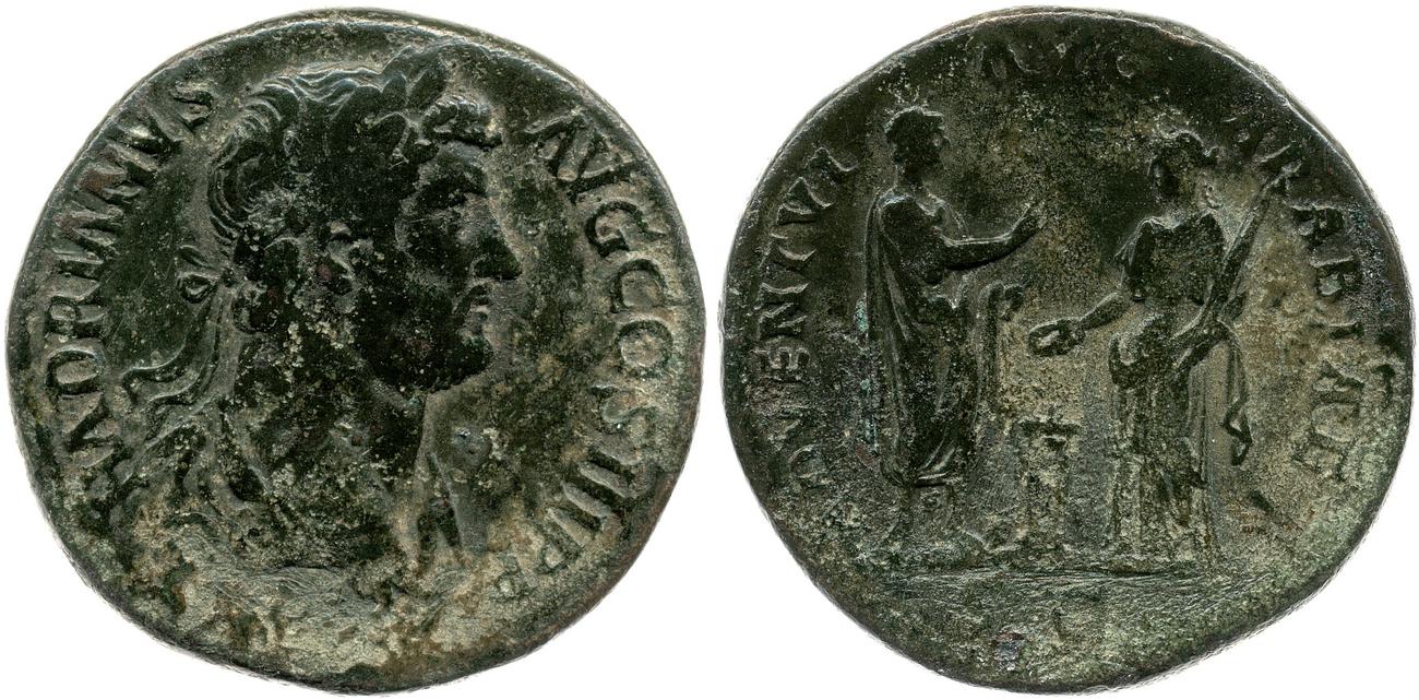 obverse RIC II, Part 3 (second edition) Hadrian 1732