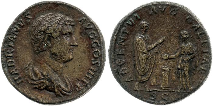 RIC II, Part 3 (second edition) Hadrian 1746, реверс, bm
