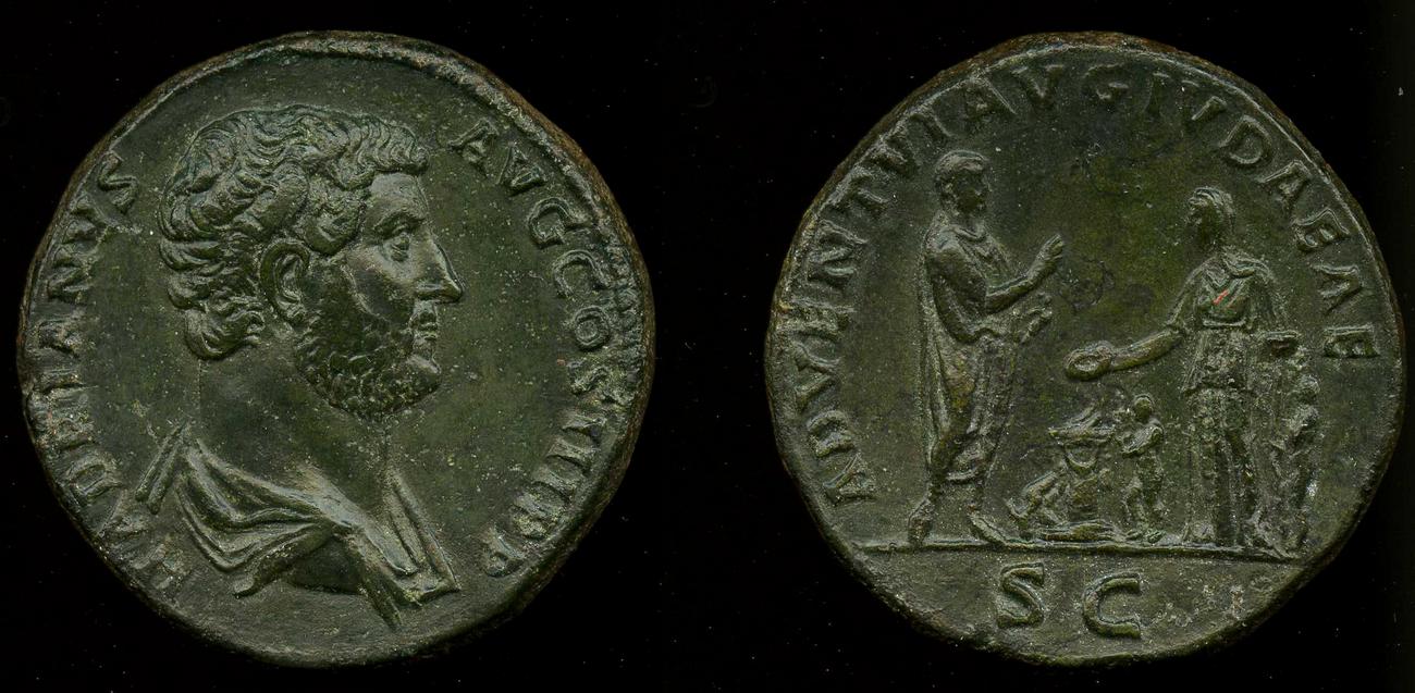 аверс RIC II, Part 3 (second edition) Hadrian 1769