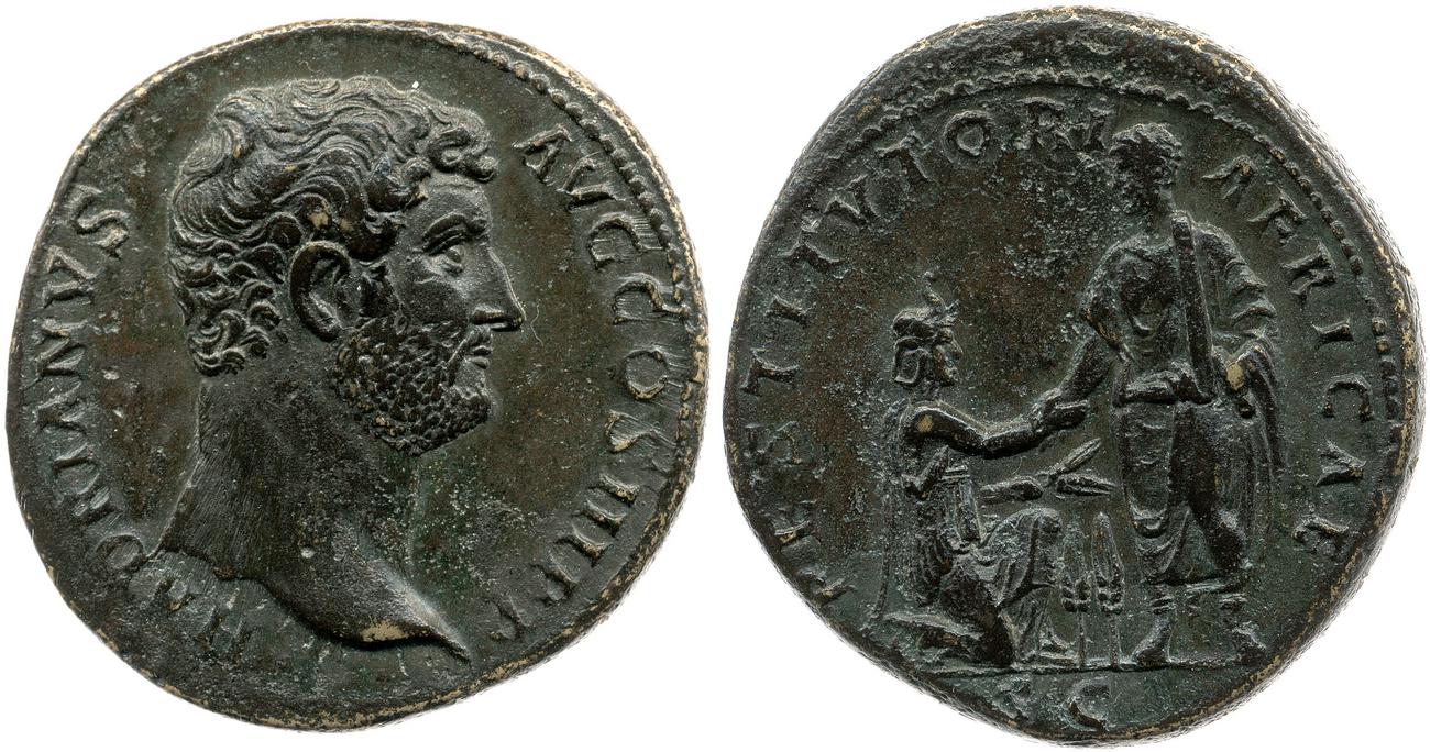 аверс RIC II, Part 3 (second edition) Hadrian 1813