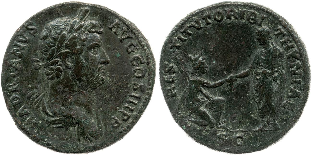 аверс RIC II, Part 3 (second edition) Hadrian 1840