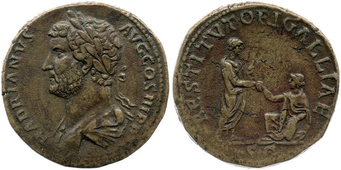 reverse RIC II, Part 3 (second edition) Hadrian 1850