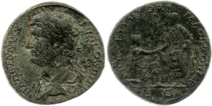 reverse RIC II, Part 3 (second edition) Hadrian 1885