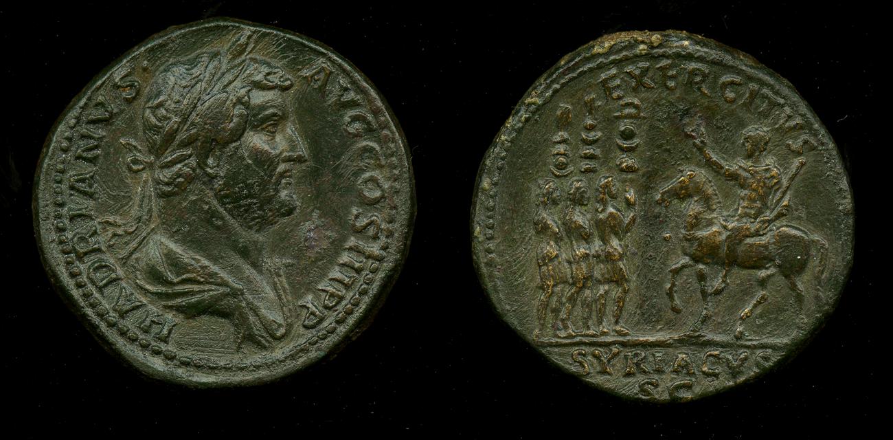 аверс RIC II, Part 3 (second edition) Hadrian 1959