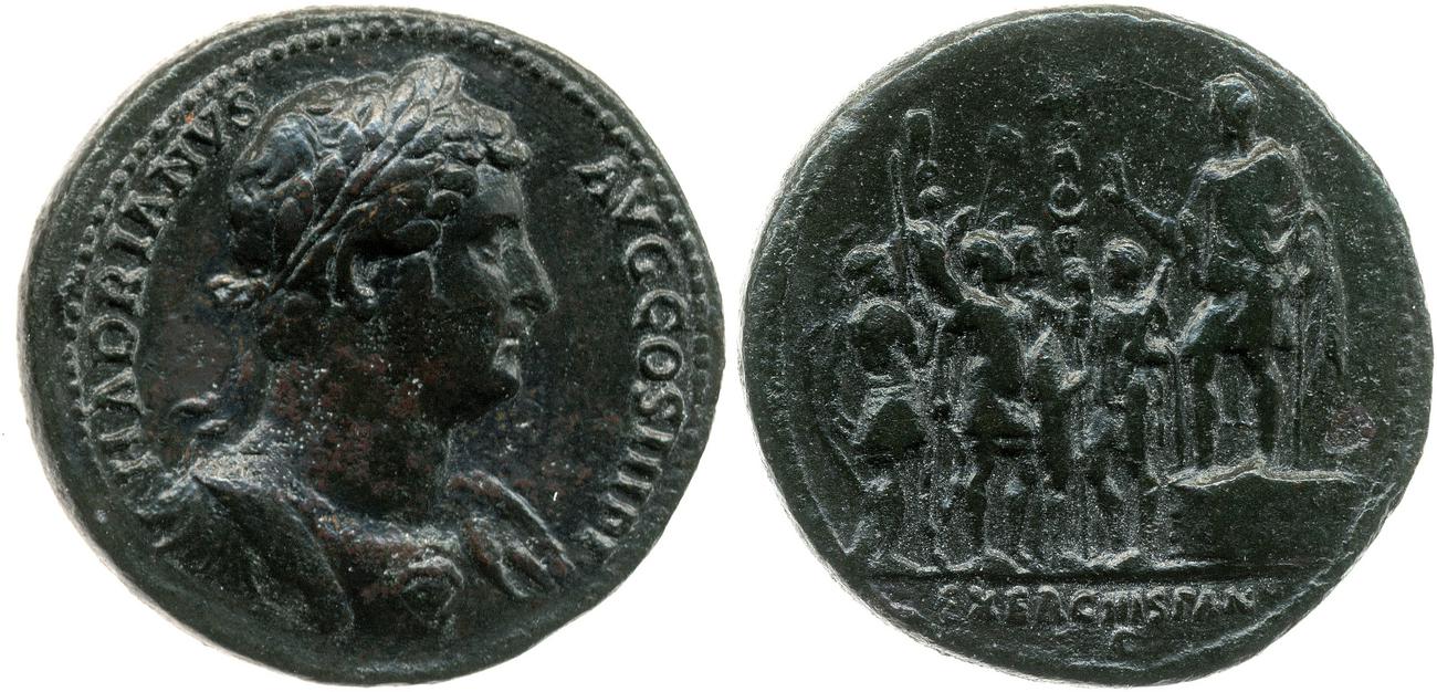 obverse RIC II, Part 3 (second edition) Hadrian 1941
