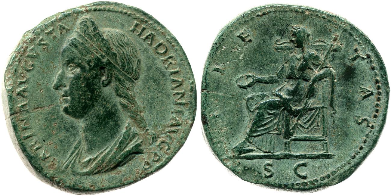аверс RIC II, Part 3 (second edition) Hadrian 2526