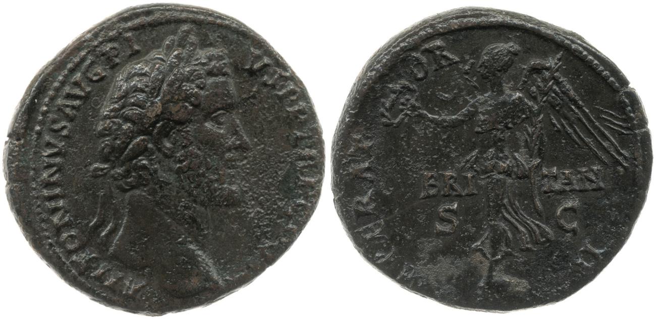 RIC III Antoninus Pius 719, аверс, Британский музей