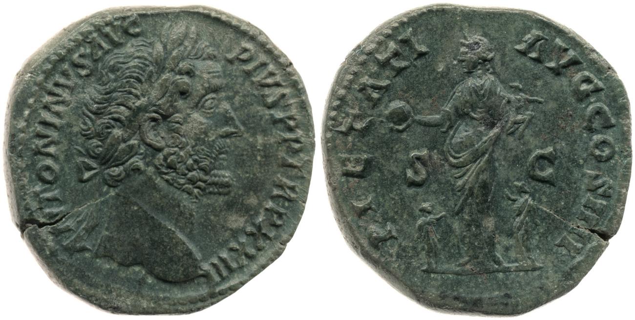 аверс RIC III Antoninus Pius 1002