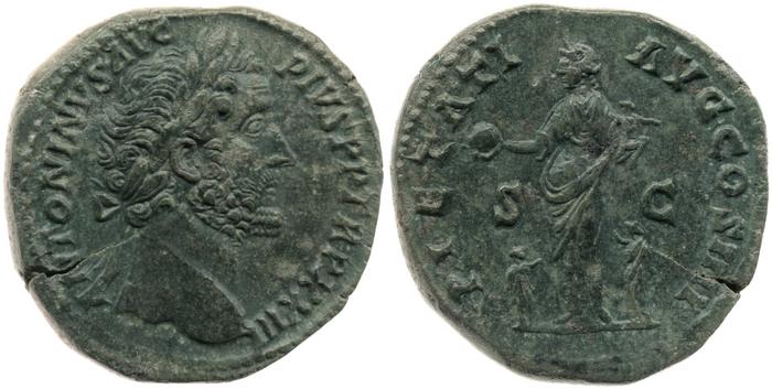 реверс RIC III Antoninus Pius 1002