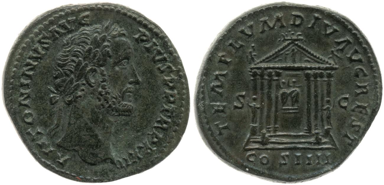 obverse RIC III Antoninus Pius 1004