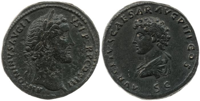 RIC III Antoninus Pius 1215, реверс, Британский музей