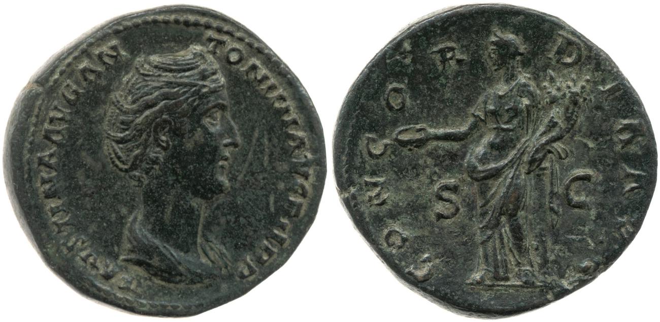 obverse RIC III Antoninus Pius 1076