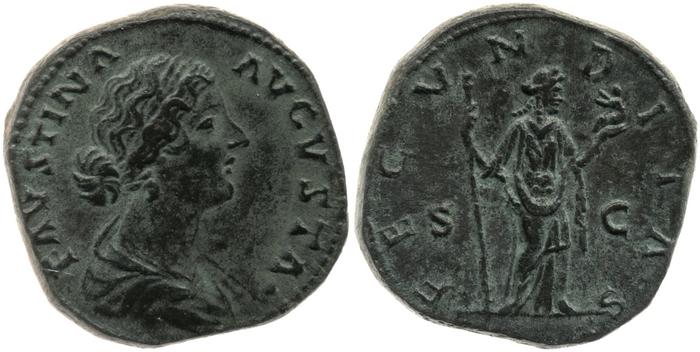 реверс RIC III Marcus Aurelius 1638