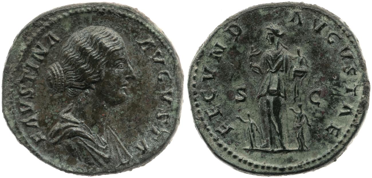 аверс RIC III Marcus Aurelius 1635