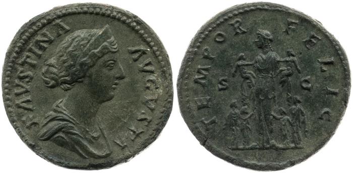 RIC III Marcus Aurelius 1674, реверс, bm