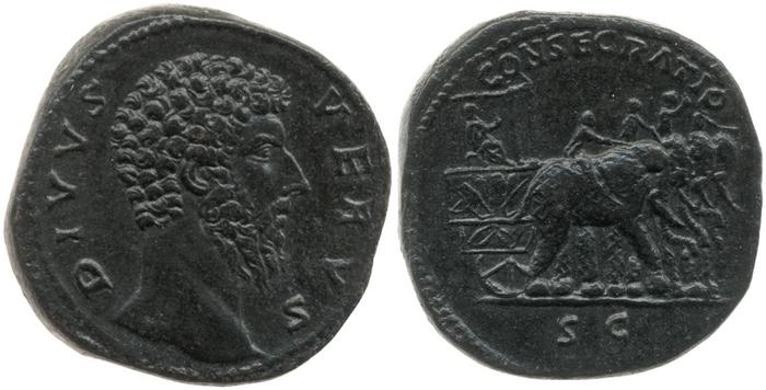 RIC III Marcus Aurelius 1508, реверс, bm