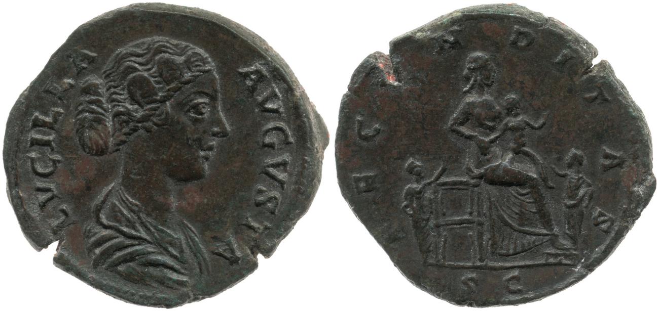 аверс RIC III Marcus Aurelius 1736