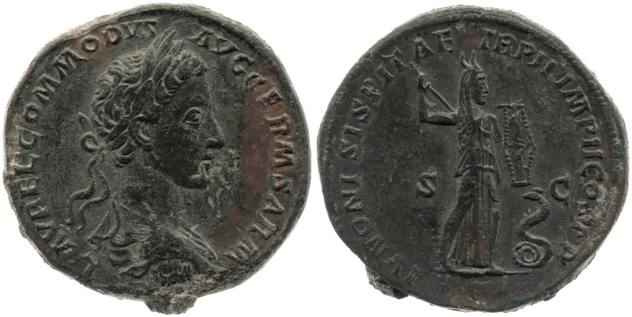 RIC III Marcus Aurelius 1583, аверс, Британский музей