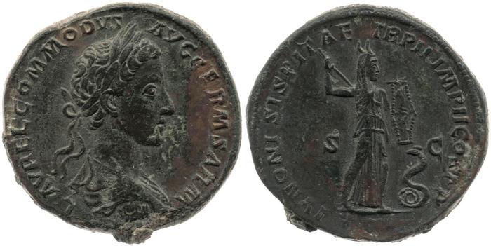 RIC III Marcus Aurelius 1583, реверс, Британский музей
