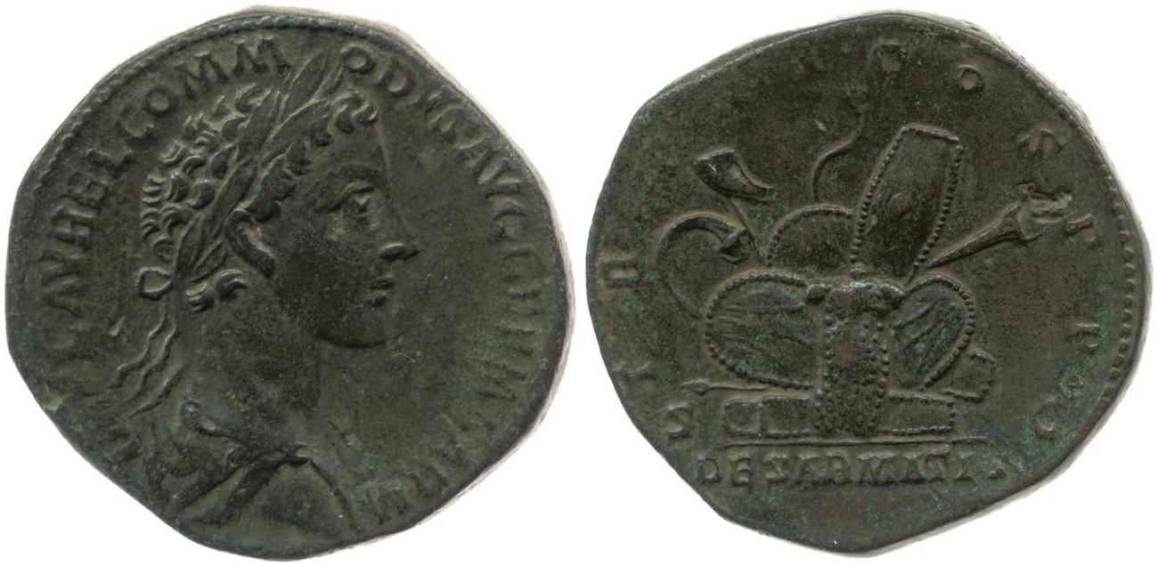 RIC III Marcus Aurelius 1577, аверс, Британский музей