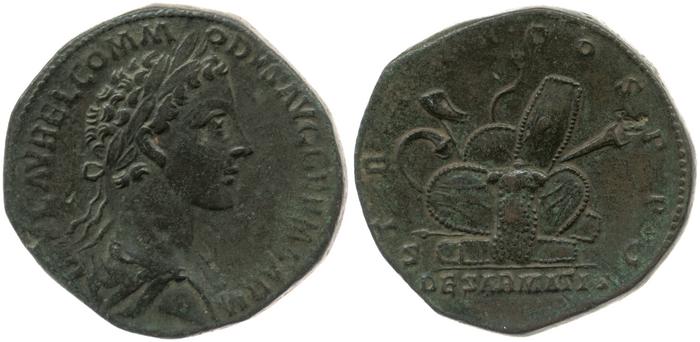 RIC III Marcus Aurelius 1577, реверс, Британский музей
