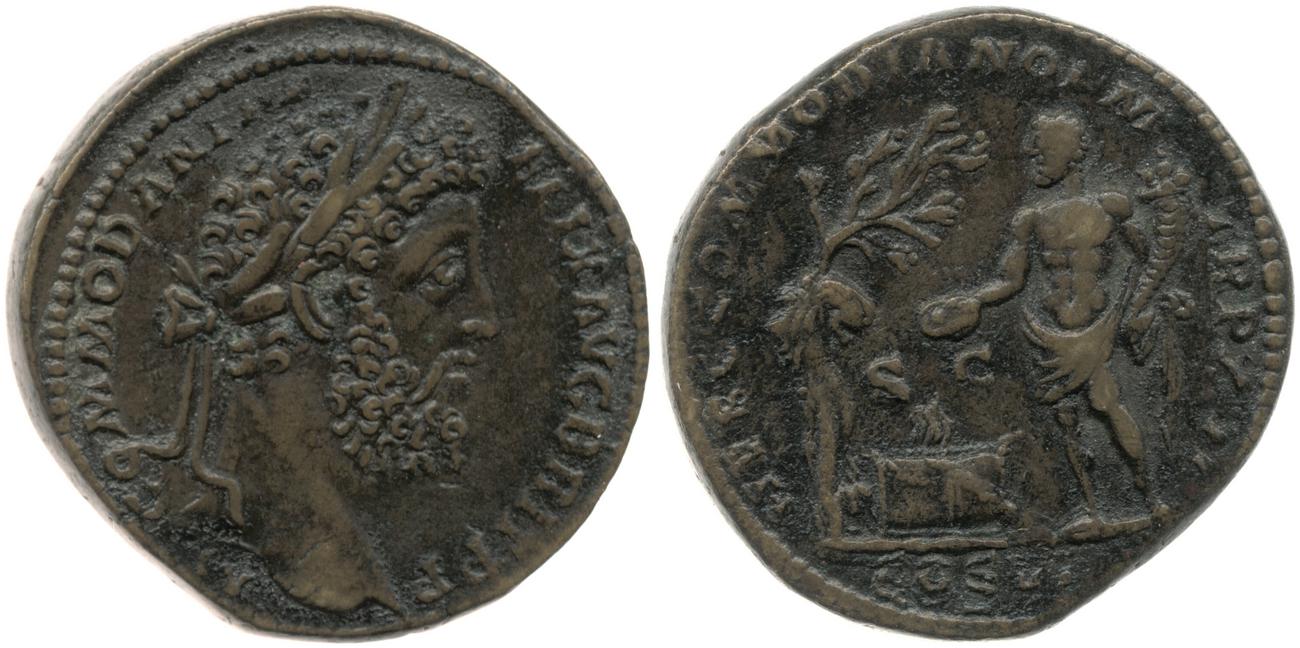 аверс RIC III Commodus 581
