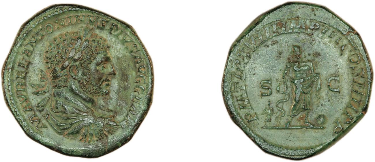 RIC IV Caracalla 538A, аверс, Британский музей