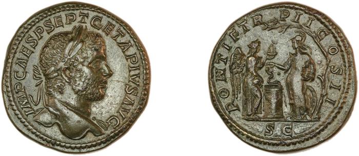 реверс RIC IV Geta 154