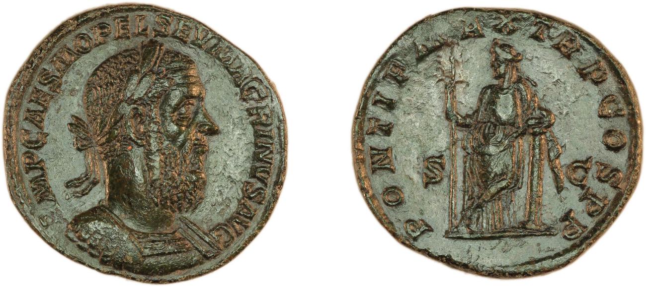 аверс RIC IV Macrinus 143