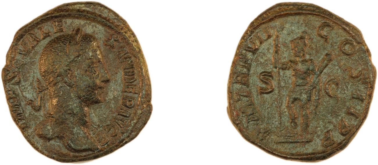 RIC IV Severus Alexander 477, аверс, Британский музей