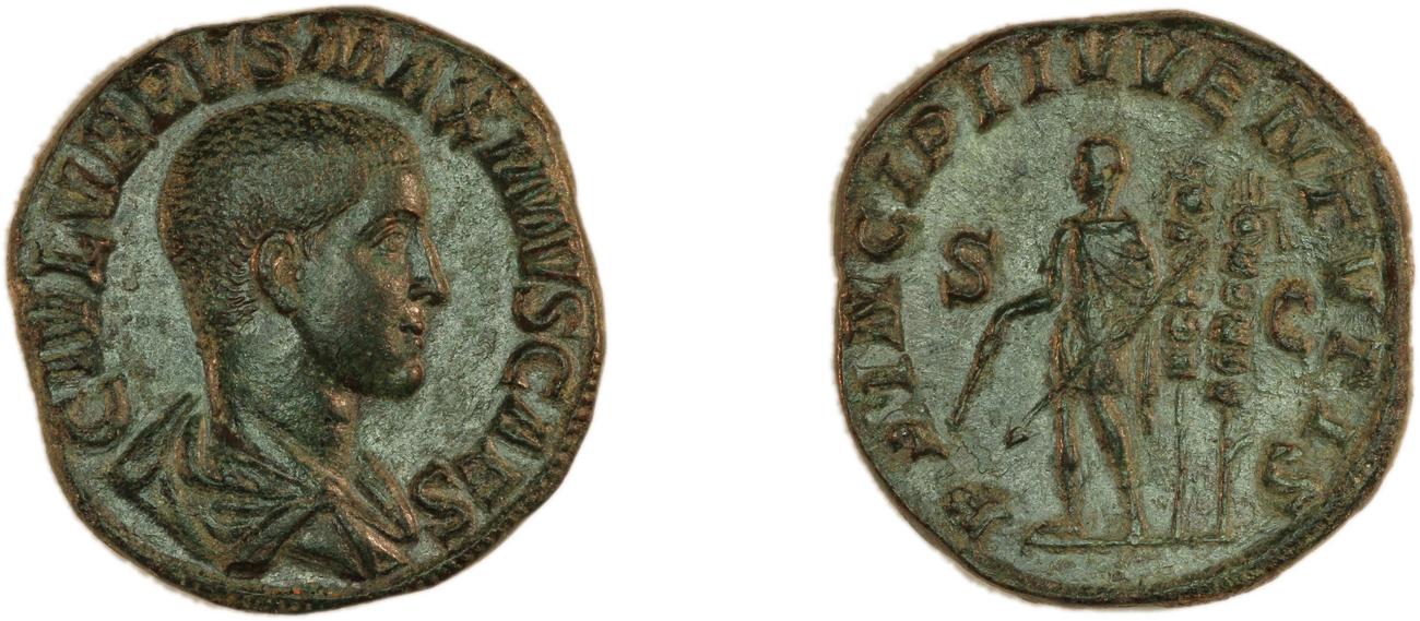 RIC IV Maximus 9, аверс, bm