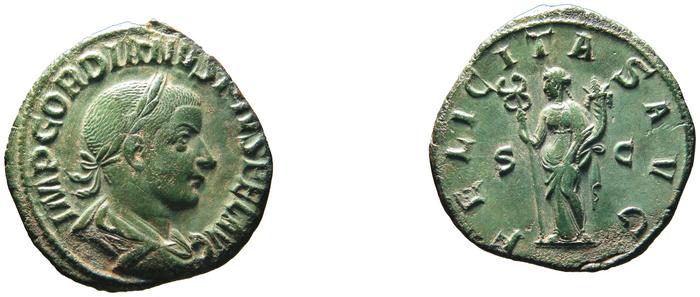 RIC IV Gordian III 310A, реверс, bm