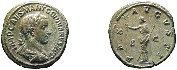 reverse RIC IV Gordian III 256A