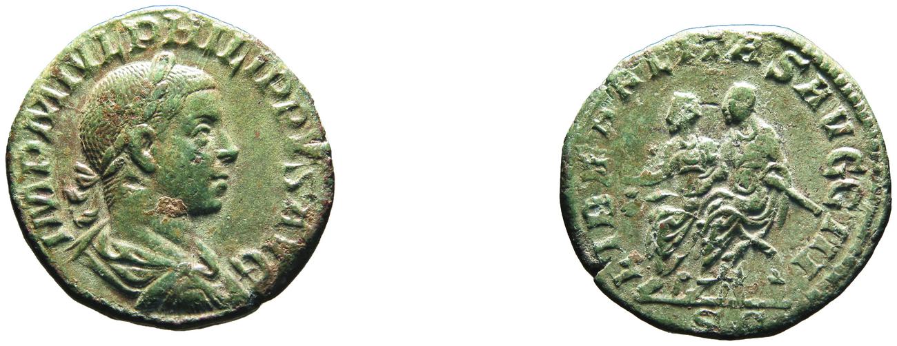 RIC IV Philip I 267A, аверс, Британский музей