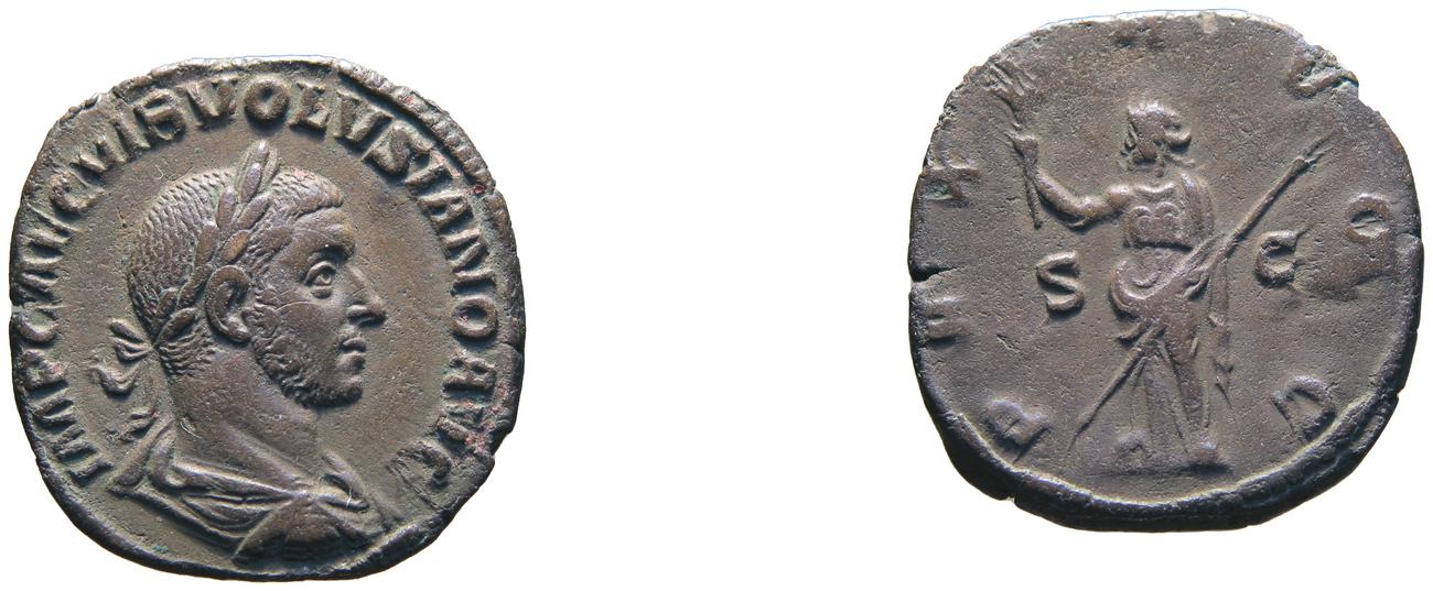 аверс RIC IV Volusian 256A