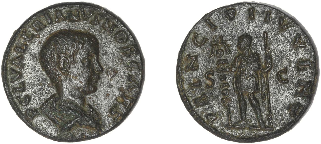 obverse RIC V Valerian II 34