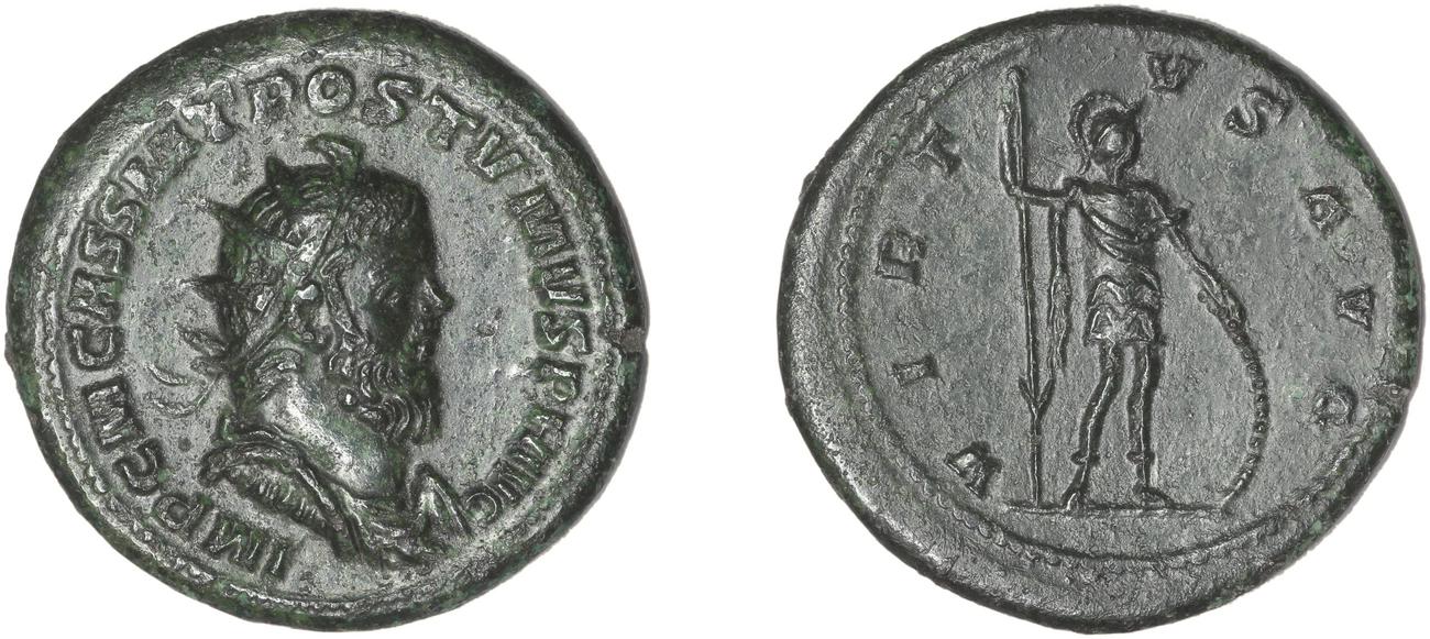 obverse RIC V Postumus 179