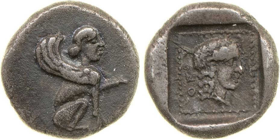 obverse Orou, Carian dynast Uncertain Carian mint G Konuk 2007a Type 3