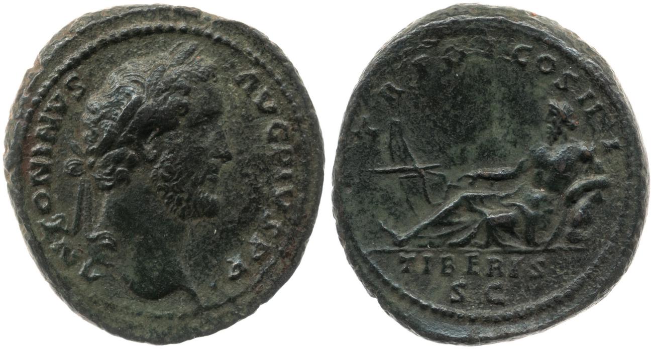 RIC III Antoninus Pius 691A, аверс, bm