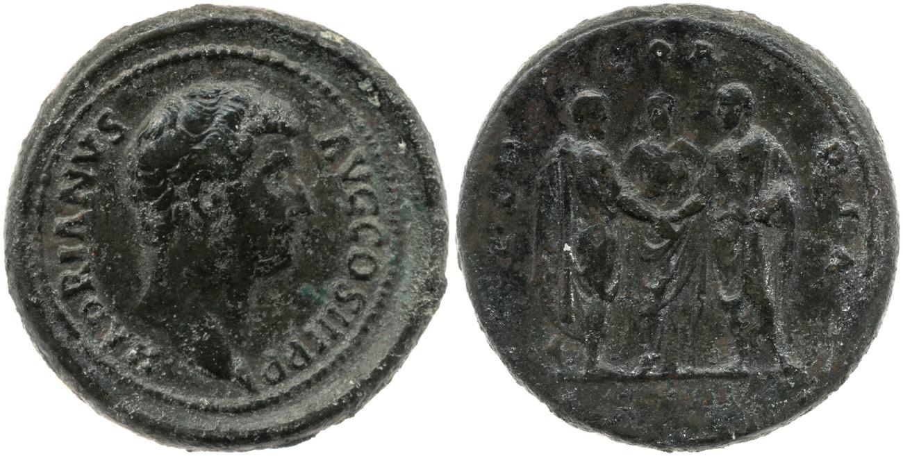 аверс RIC II, Part 3 (second edition) Hadrian 2874
