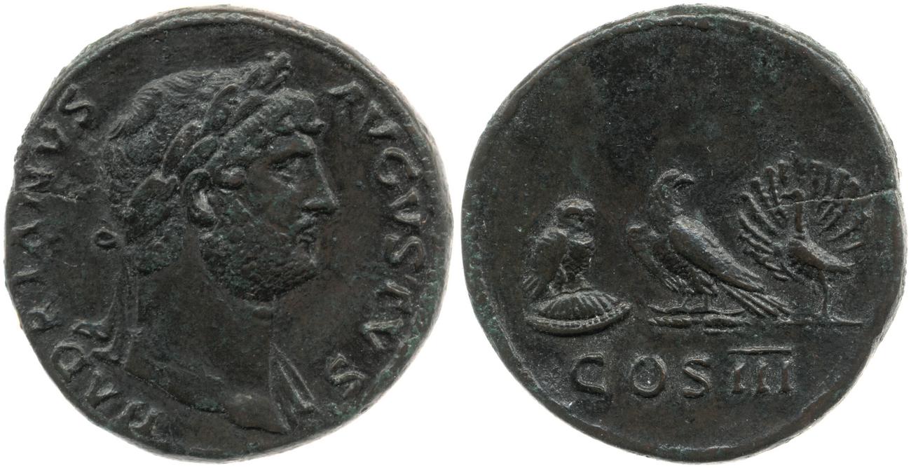 аверс RIC II, Part 3 (second edition) Hadrian 2825