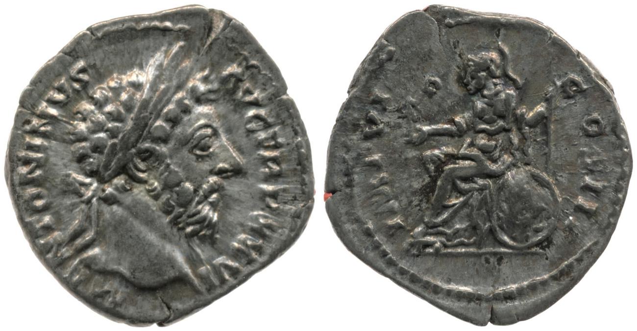 аверс RIC III Marcus Aurelius 259