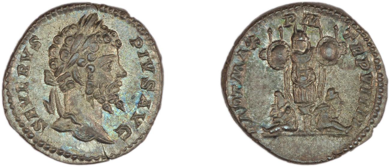 obverse RIC IV Septimius Severus 153
