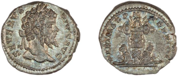 RIC IV Septimius Severus 153, реверс, bm